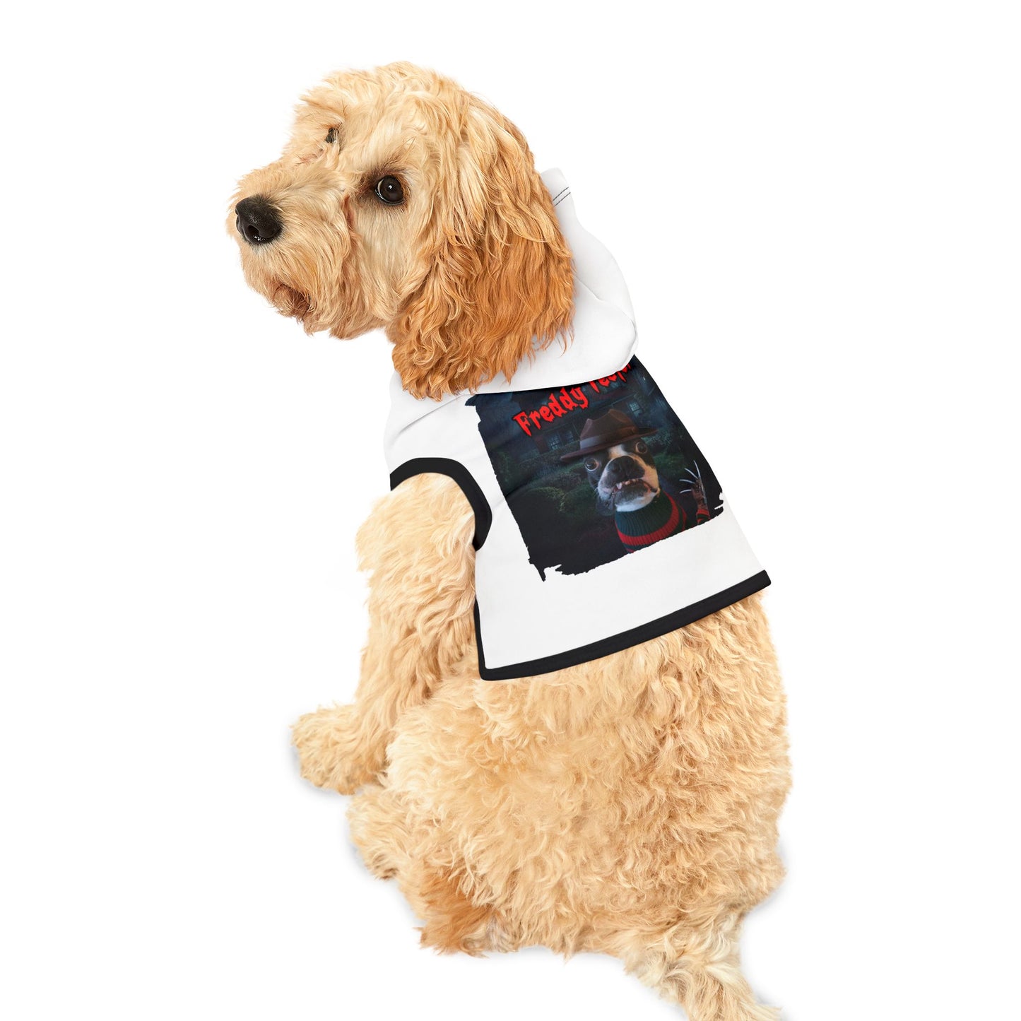 Freddy Teefer Pet Hoodie: Nightmare Cuddles Collection