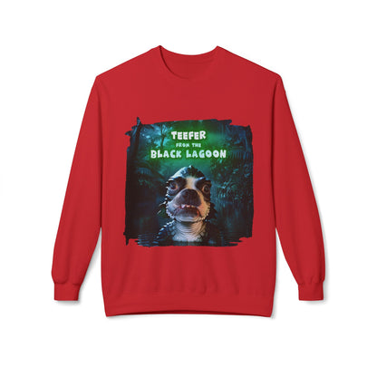 Teefer from the Black Lagoon Crewneck Sweatshirt: Lagoon Depths Comfort