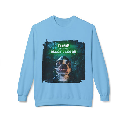 Teefer from the Black Lagoon Crewneck Sweatshirt: Lagoon Depths Comfort