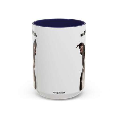 Funny Boston Terrier Coffee Mug – Me Before Coffee / Me After Coffee – Cute Boston Teeth Design – Teefers Original
