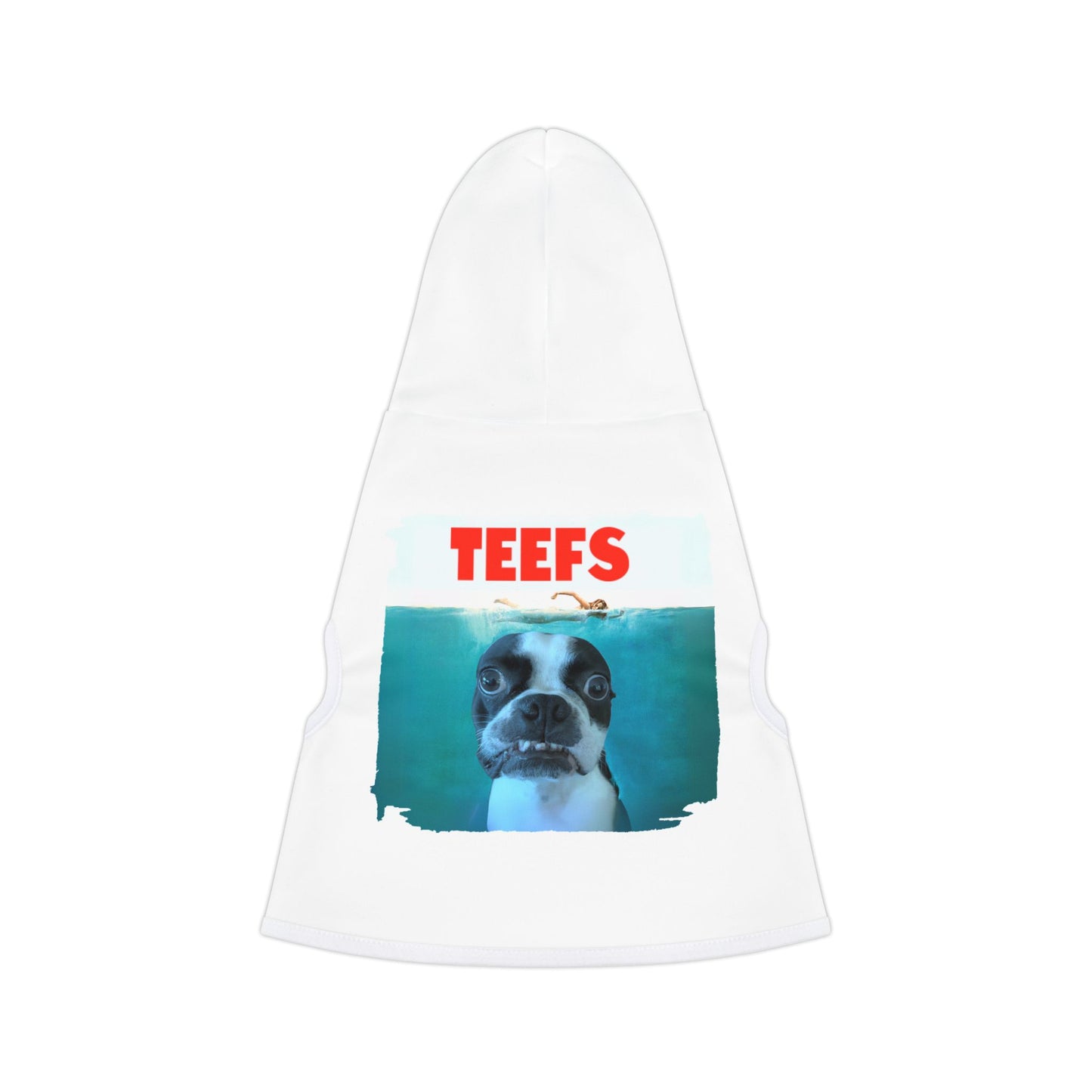 Teefs Pet Hoodie: Snuggly Sea Monster Style