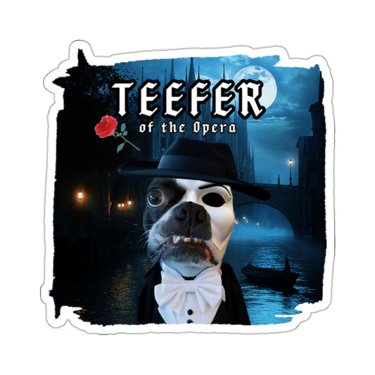 Teefer of the Opera Sticker: Dramatic Decal