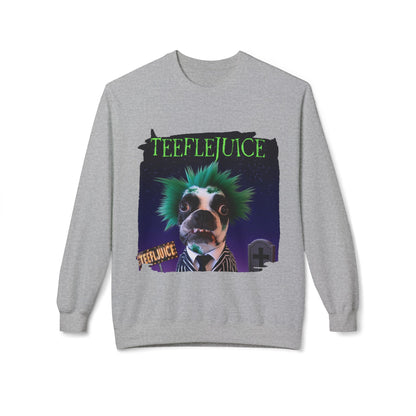 Teeflejuice Crewneck Sweatshirt: Spooky Spectacle Comfort