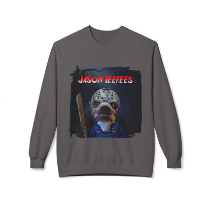Jason Teefees Crewneck Sweatshirt: Campsite Horror Comfort