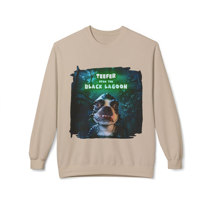 Teefer from the Black Lagoon Crewneck Sweatshirt: Lagoon Depths Comfort