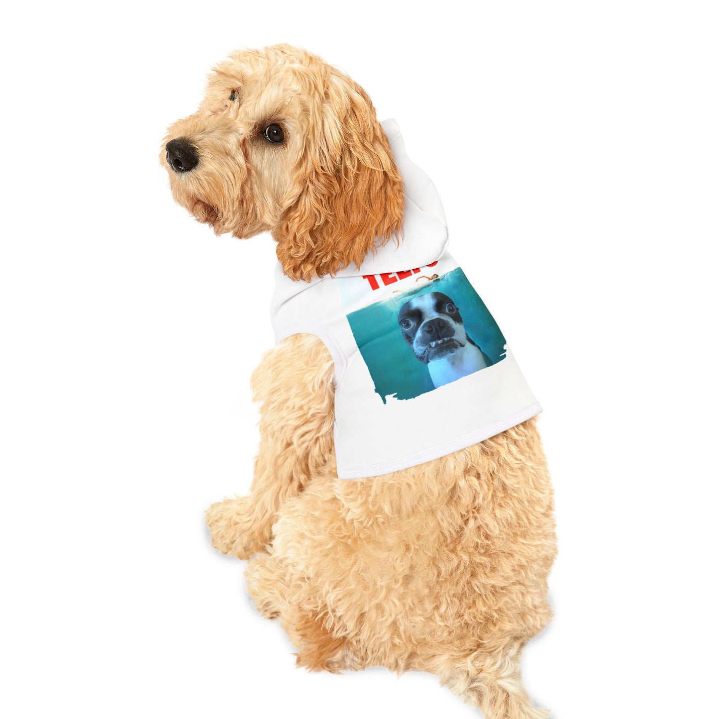 Teefs Pet Hoodie: Snuggly Sea Monster Style