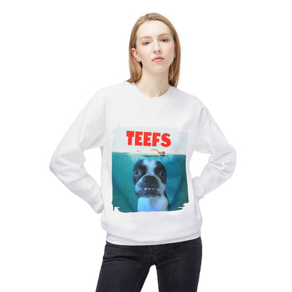 Teefs Crewneck Sweatshirt: Ocean Predator Comfort