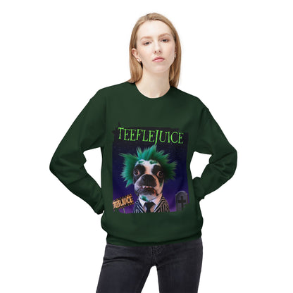 Teeflejuice Crewneck Sweatshirt: Spooky Spectacle Comfort