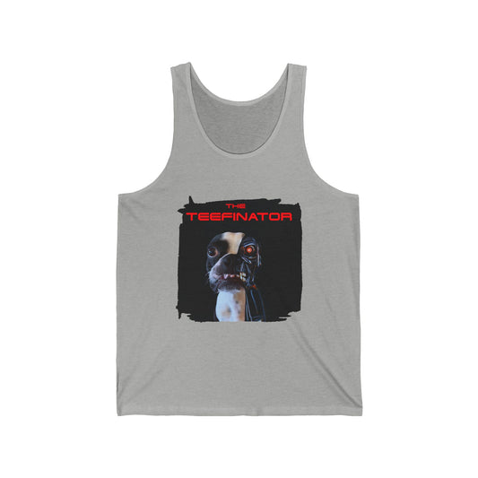 The Teefinator Unisex Tank Top: Cybernetic Cool