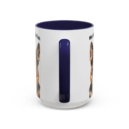 Funny German Shepherd Coffee Mug – Me Before Coffee / Me After Coffee – Cute Shepherd Teeth Design – Teefers Original