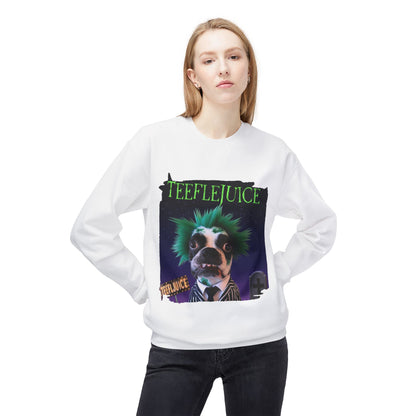 Teeflejuice Crewneck Sweatshirt: Spooky Spectacle Comfort