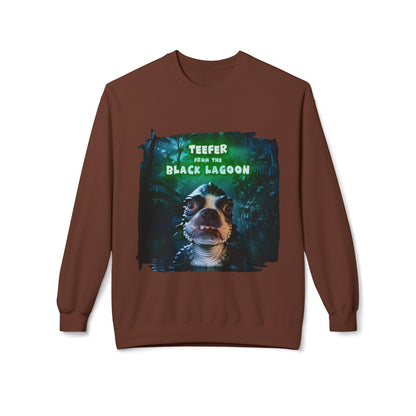 Teefer from the Black Lagoon Crewneck Sweatshirt: Lagoon Depths Comfort
