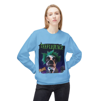 Teeflejuice Crewneck Sweatshirt: Spooky Spectacle Comfort