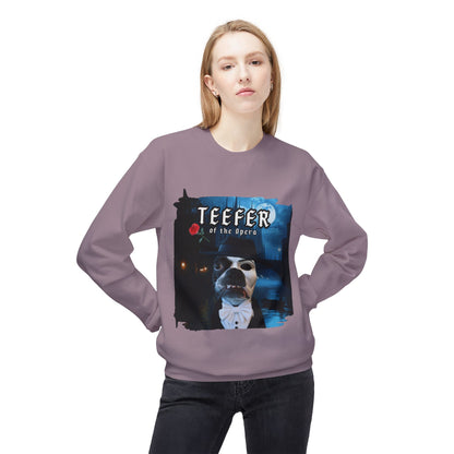 Teefer of the Opera Crewneck Sweatshirt: Theatrical Comfort