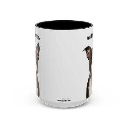 Funny Boston Terrier Coffee Mug – Me Before Coffee / Me After Coffee – Cute Boston Teeth Design – Teefers Original