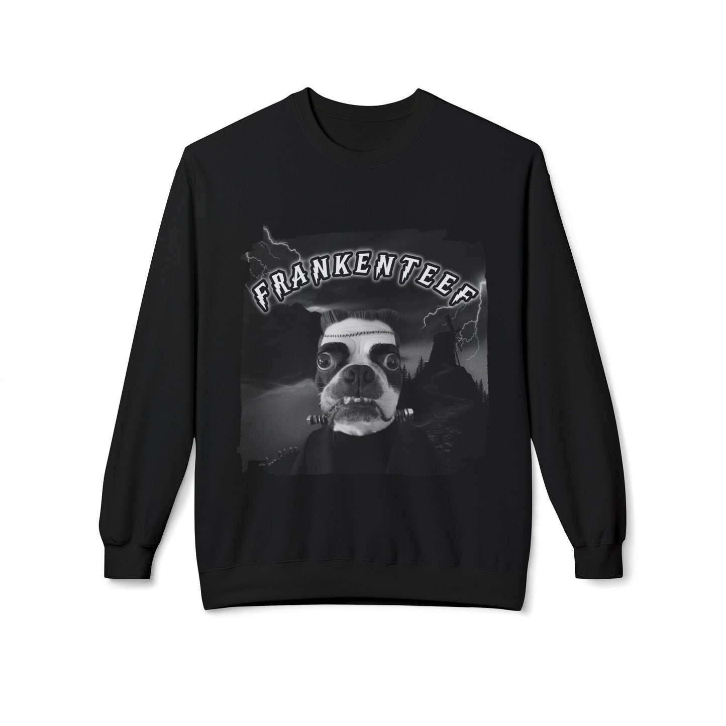 Frankenteef Crewneck Sweatshirt: Monster's Embrace