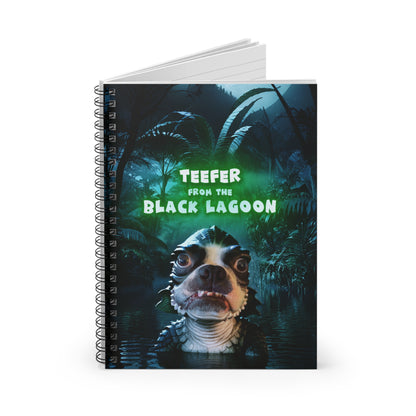 Teefer from the Black Lagoon: Creepy Chronicles Notebook