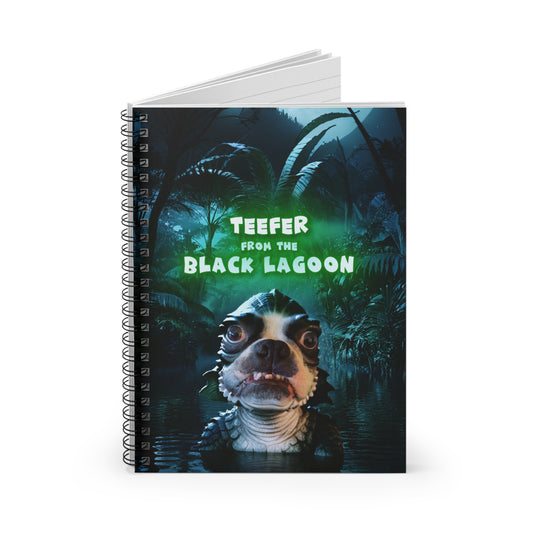 Teefer from the Black Lagoon: Creepy Chronicles Notebook
