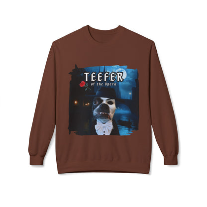 Teefer of the Opera Crewneck Sweatshirt: Theatrical Comfort