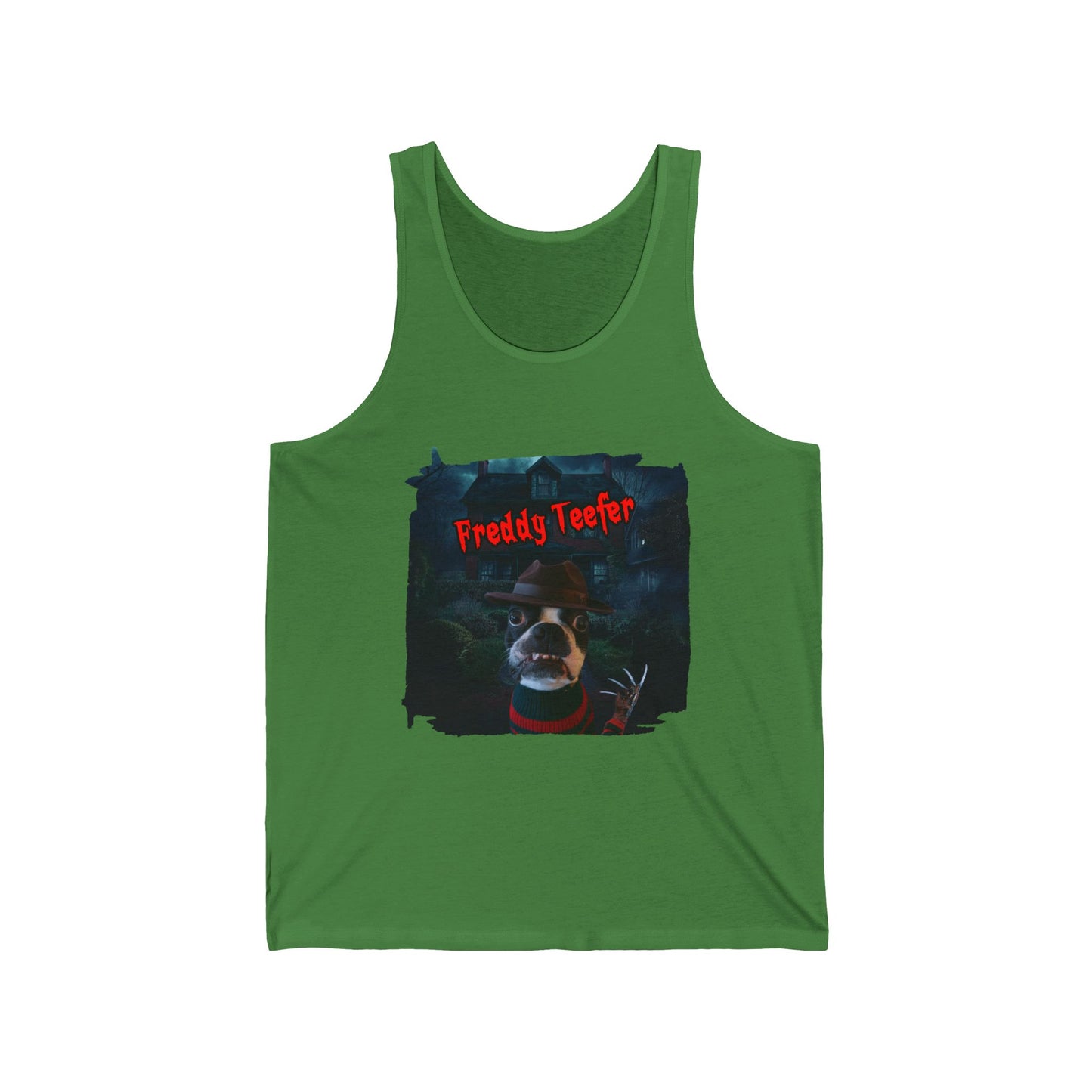 Freddy Teefer Unisex Tank Top: Nightmare Knit