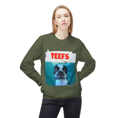 Teefs Crewneck Sweatshirt: Ocean Predator Comfort