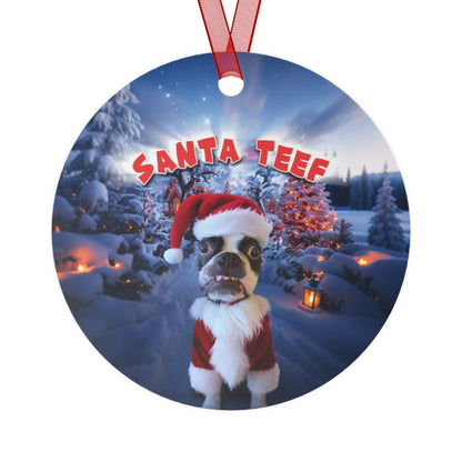 Santa Teef Ornament - Perfect Holiday Gift