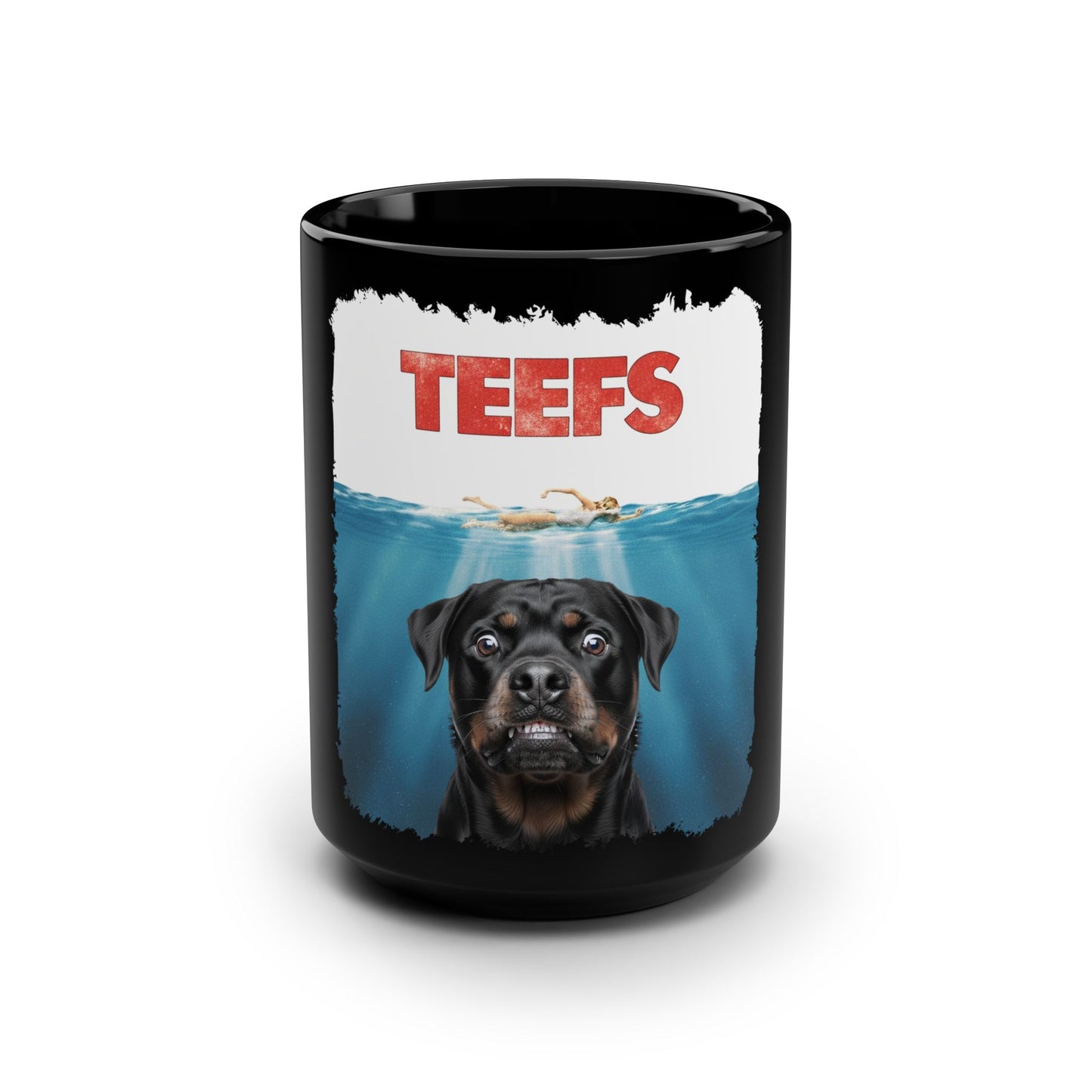 Rottweiler TEEFS Black Mug