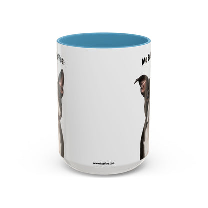 Funny Boston Terrier Coffee Mug – Me Before Coffee / Me After Coffee – Cute Boston Teeth Design – Teefers Original